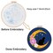 Louise Maelys Cat Moon Embroidery Kits for Beginners with Floral Pattern,Adults Starter Cross Stitch Kit DIY Needlepoint